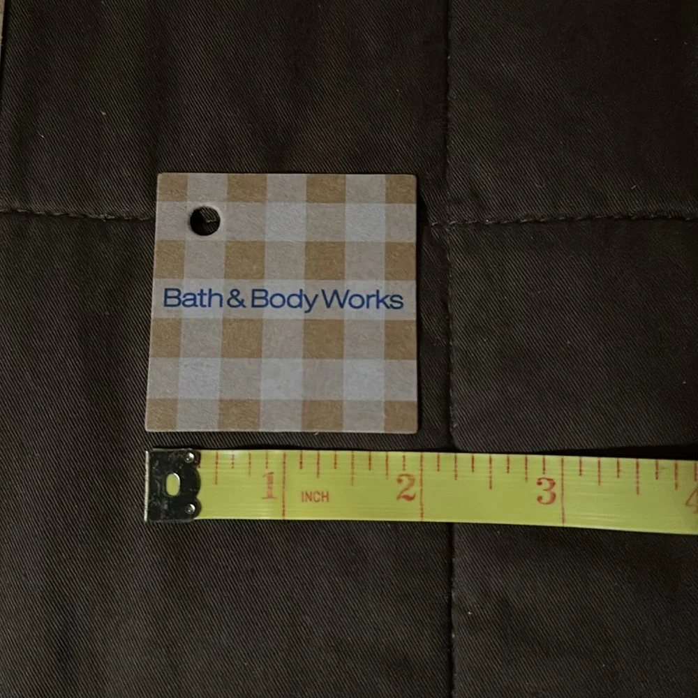Bath & Body Works Small Cardboard Gingham Gift Tags